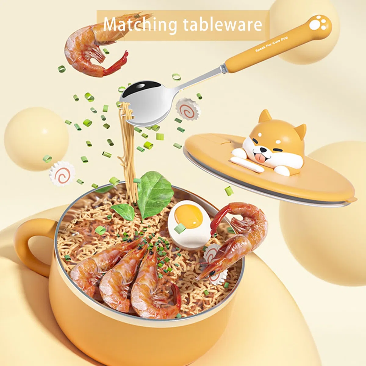 Ramen - Cuenco para pasta, cuenco de ramen, 1200 ml, cuencos de sopa con asas, cuenco de servicio instantáneo portátil con tapa y cuchara, cuenco de pasta instantánea con tapa para sopa (gris oscuro)