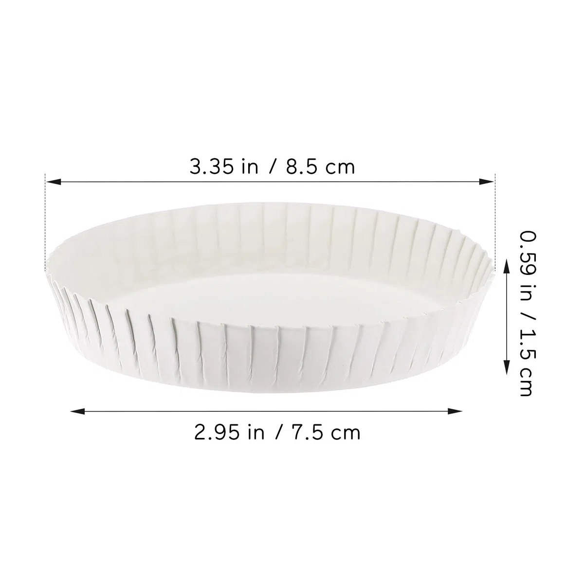 Ciieeo 100 Piezas Tapas Desechables para Vasos de Papel Protectoras para Copas de Vino Cubiertas para Bebidas Uso Hotel Restaurante Cafetería