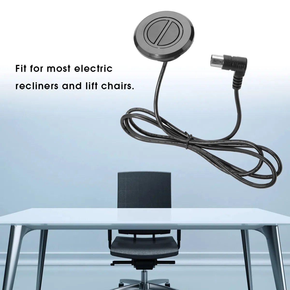 Sillón reclinable eléctrico Controlador de interruptor de sofá 5A Interruptor redondo de 2 botones Deslizante Sillón reclinable Elevador de silla Controlador auricular Interruptor reclinable inteligen