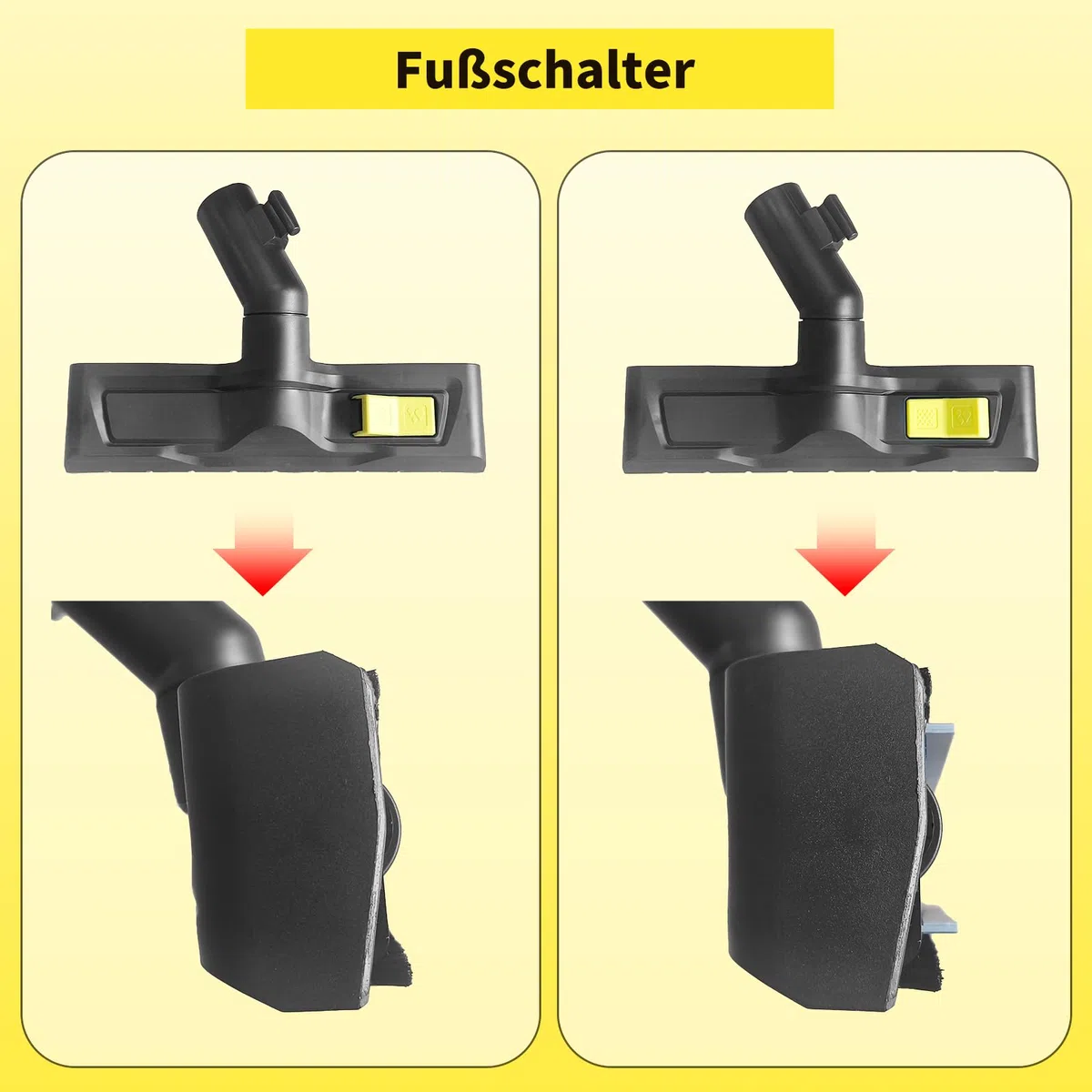 Boquilla de suelo para Kärcher WD3, WD4, WD5, WD6, 35 mm, boquilla de aspiración en seco, repuesto para Karcher, piezas de repuesto para aspiradora, accesorios de aspiradora, accesorios para limpiador