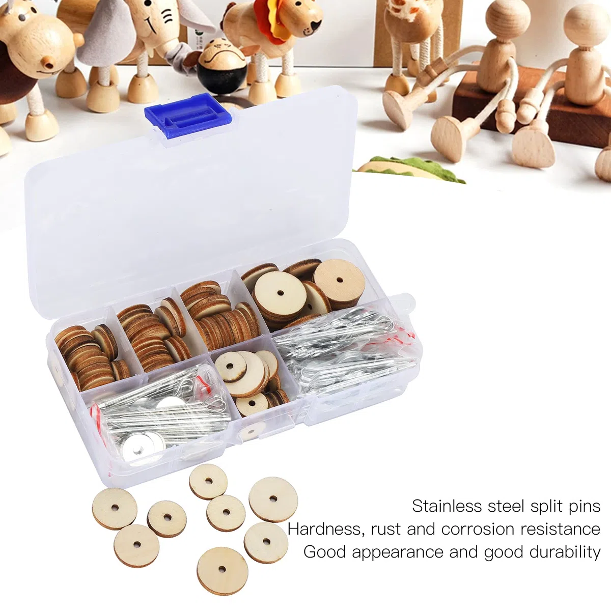 50 Juego de Articulaciones para Muñecas, Articulaciones para Animales, Accesorios de Juguetes DIY Craft, Articulaciones Móviles para Muñecas para Osos de Peluche y Animales de Peluche