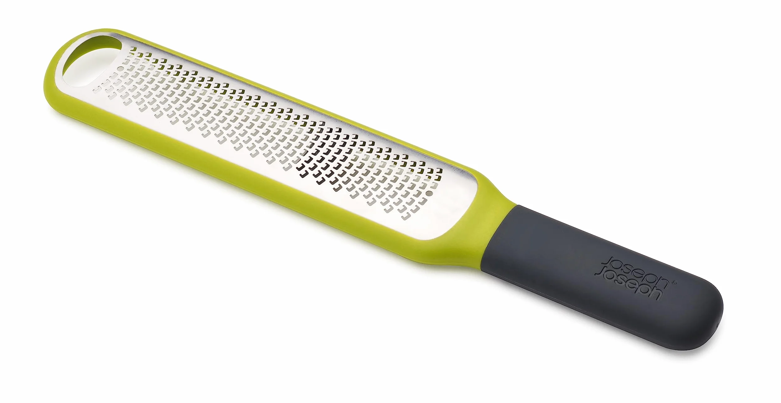Joseph Joseph Handi-Zest Rallador Multiusos, Cuchilla de Acero Inoxidable para Rallar Citricos, Queso, Verde
