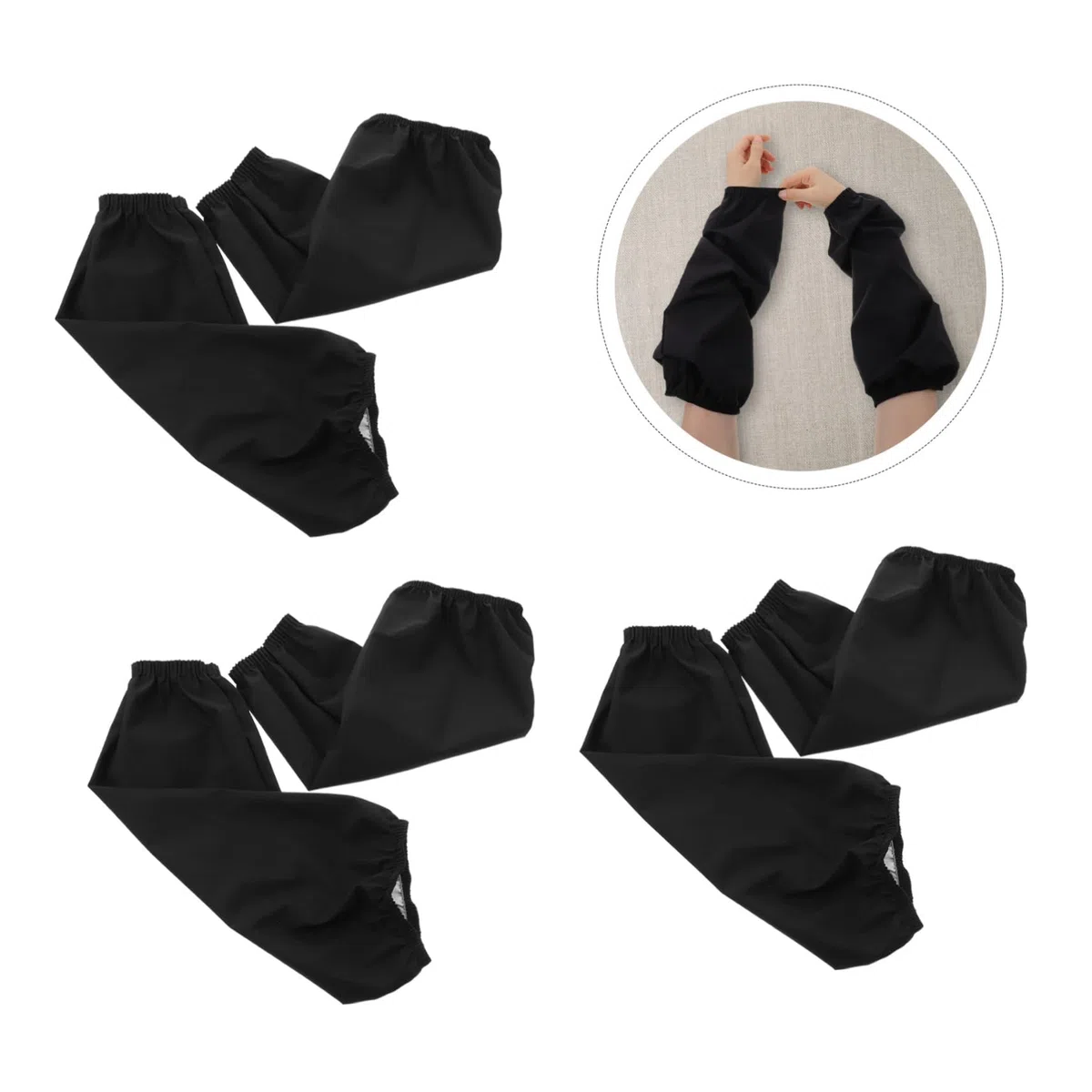 Cabilock Mangas Protectoras Impermeables y Resistentes Al Aceite 4 Pares (8 Piezas) Para Uso Cocina Reutilizables y Duraderas Diseño Flexible y Fácil De Limpiar