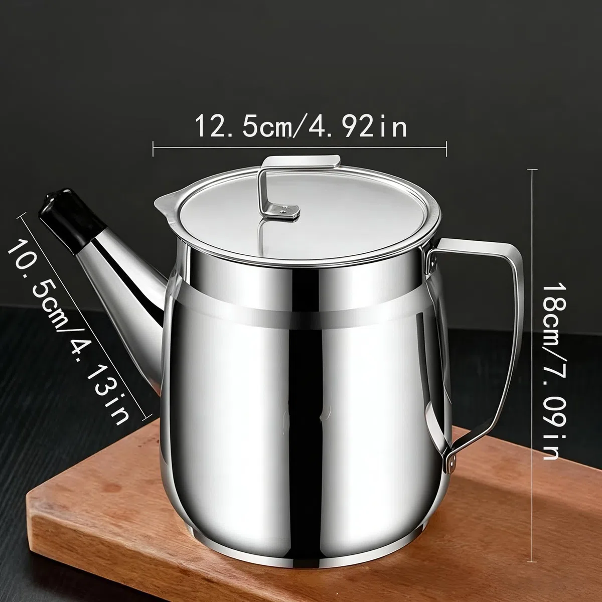 Genérico Recipiente para grasa de tocino con colador | 2 litros de acero inoxidable,Ahorrador de Grasa de Cocina con Colador - para hogar, cocina, restaurante, camping, exterior y freír