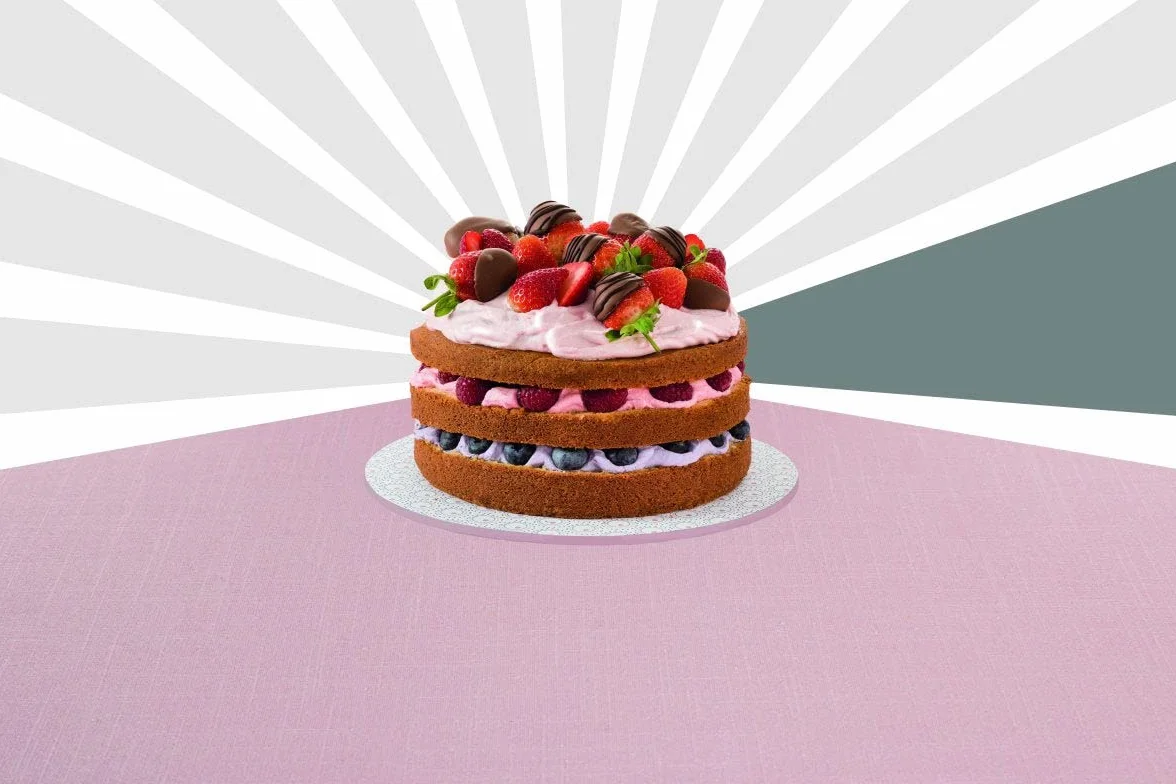 Dr. Oetker Molde de Horno Desmontable Ø 20 cm con Base Plana, Modern Baking Retro Design, Revestimiento Antiadherente Premium Bicolor Reforzado con Cerámica, Color: Rosa/Crema), 1 ud.