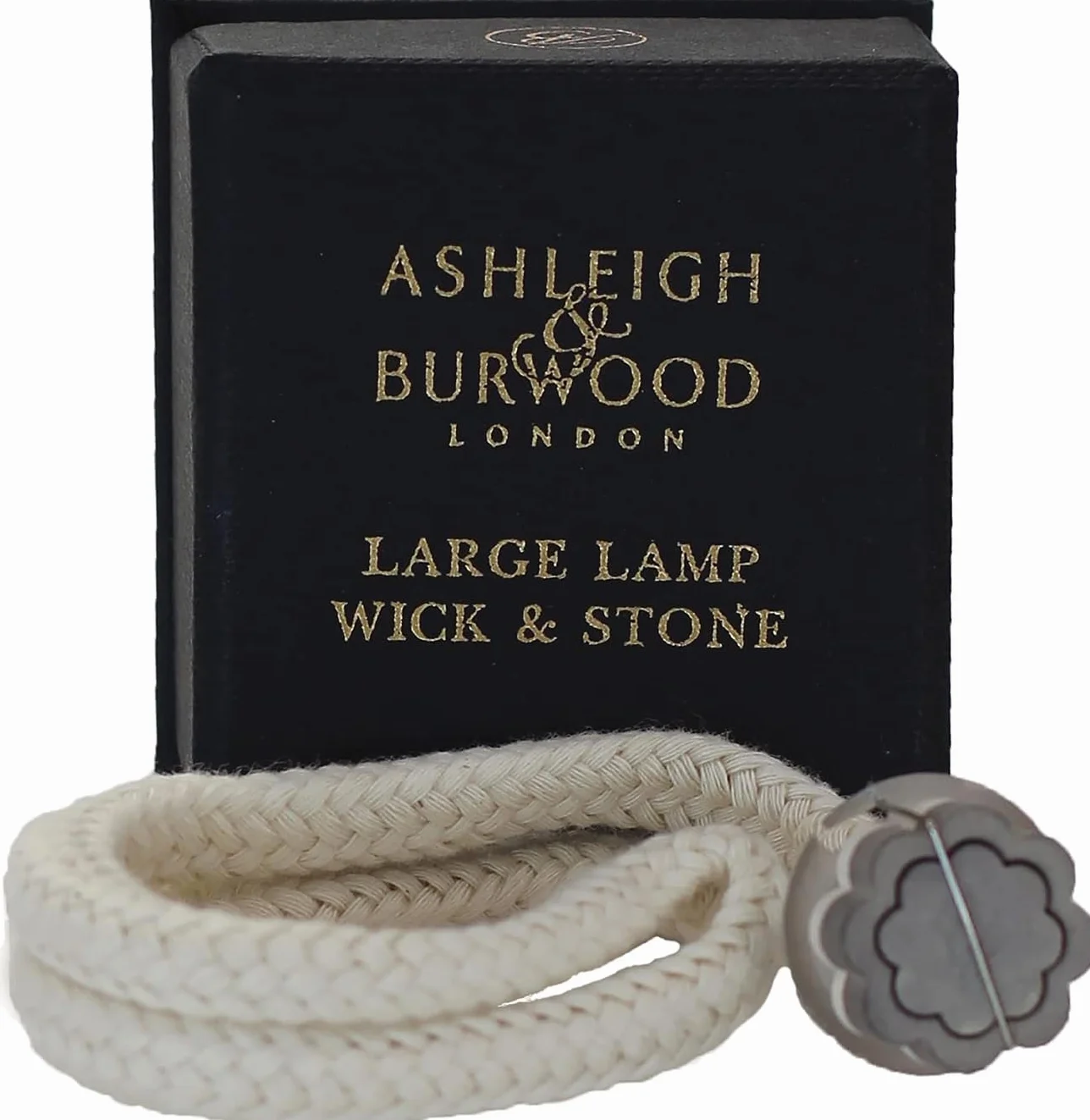 Asleigh & Burwood, PFL200, Recambio de Piedra y Mecha Grande, Large, Blanco