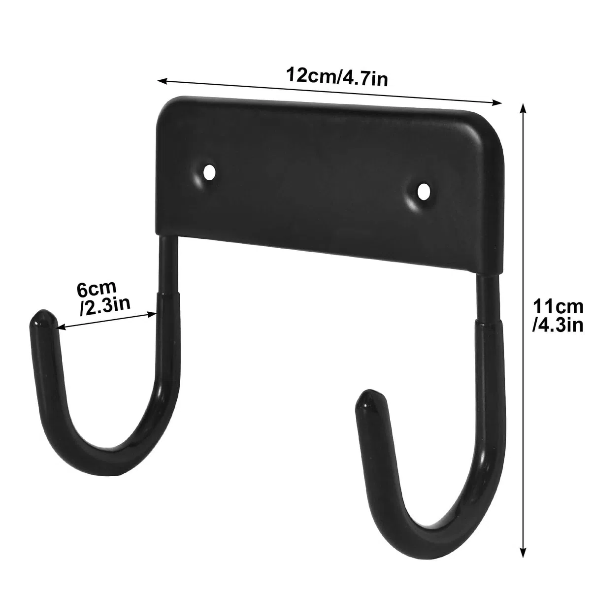 Gancho de pared para tabla de planchar, soporte para tabla de planchar (negro)