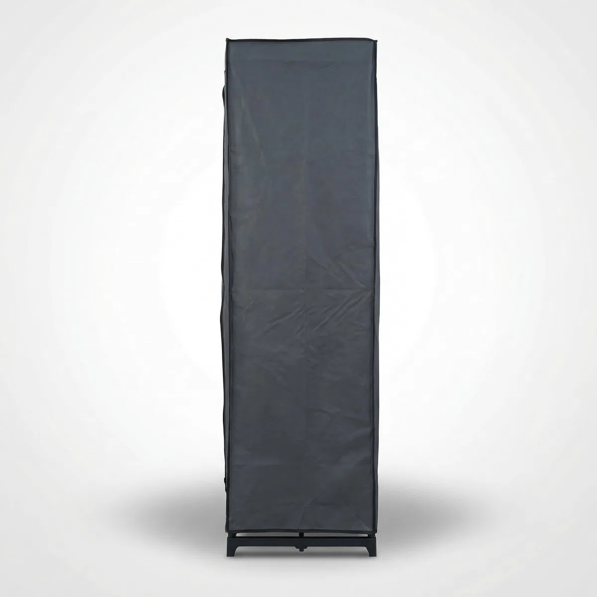 Jocca - Armario de Tela TNT Plegable con Barra de Hierro, Organizador Ropa, Estable y Ligero, Negro