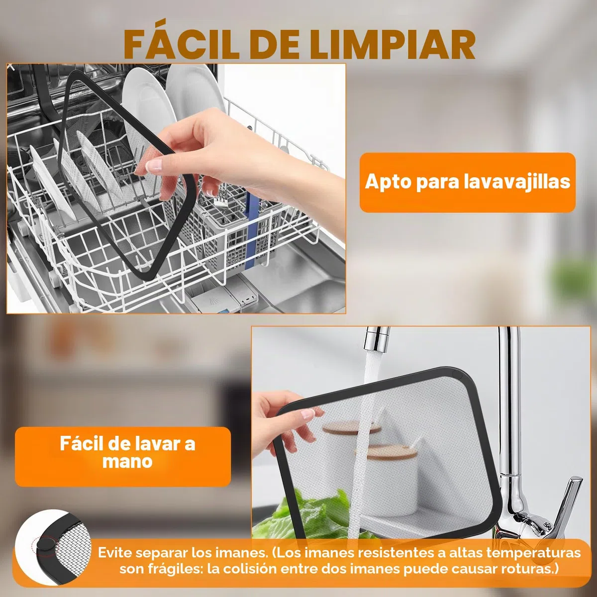 Protector contra salpicaduras de acero inoxidable de malla fina para Cosori Airfryer 8,5 L/Dual Blaze TwinFry 10 L, accesorio para freidora de aire caliente, protección contra salpicaduras de grasa