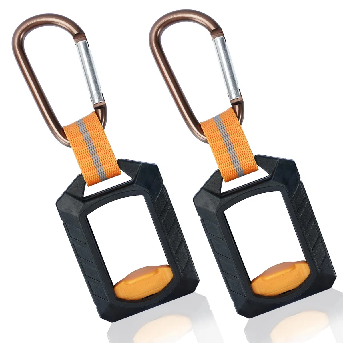 2 Soportes para Corbatas y Bridas - Organizador de Cremalleras Multiusos para Interiores y Exteriores (Negro)