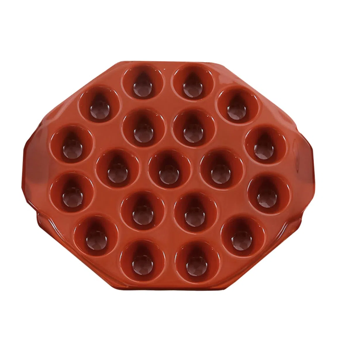 OQHAIR 2 Piezas 19 Rejilla Plato de cerámica para Hornear Plancha de cerámica Juego de Utensilios para Hornear de cerámica Seta de cerámica Escargot Juego de Comedor Plato de Servicio Pla