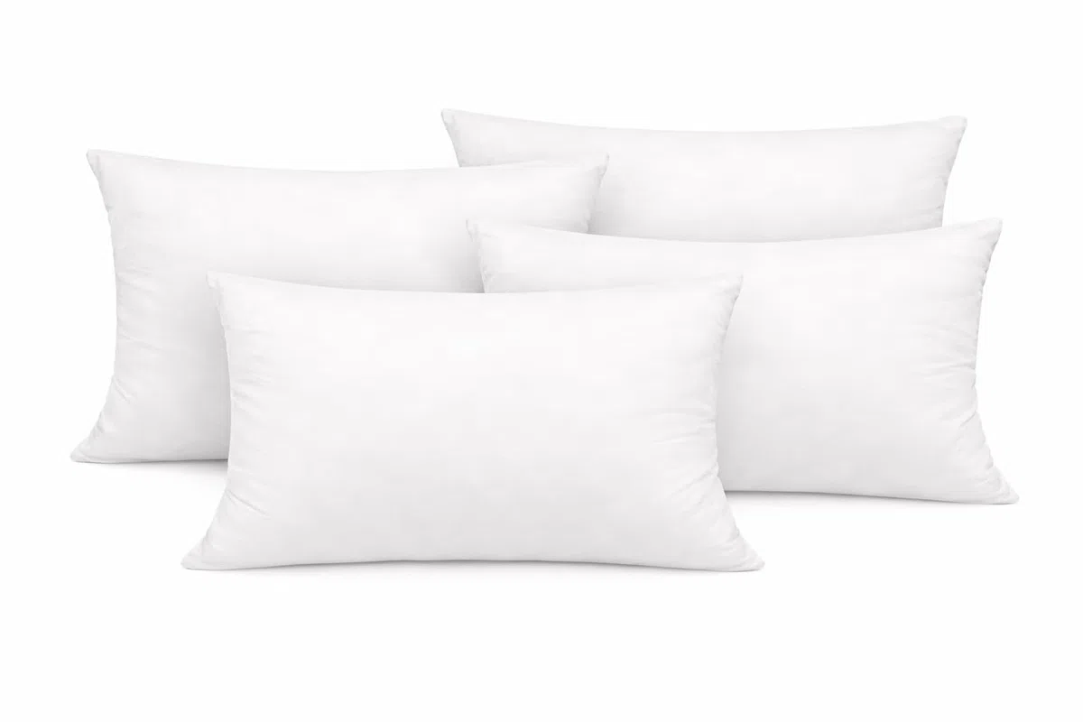 MORE FREE-Relleno de Cojín para Sofá o Cama con Fibra Hueca Siliconada, Suave y Esponjoso, Indeformable, Apto para Uso Diario, Varios Tamaños (4, 40x60c'm)