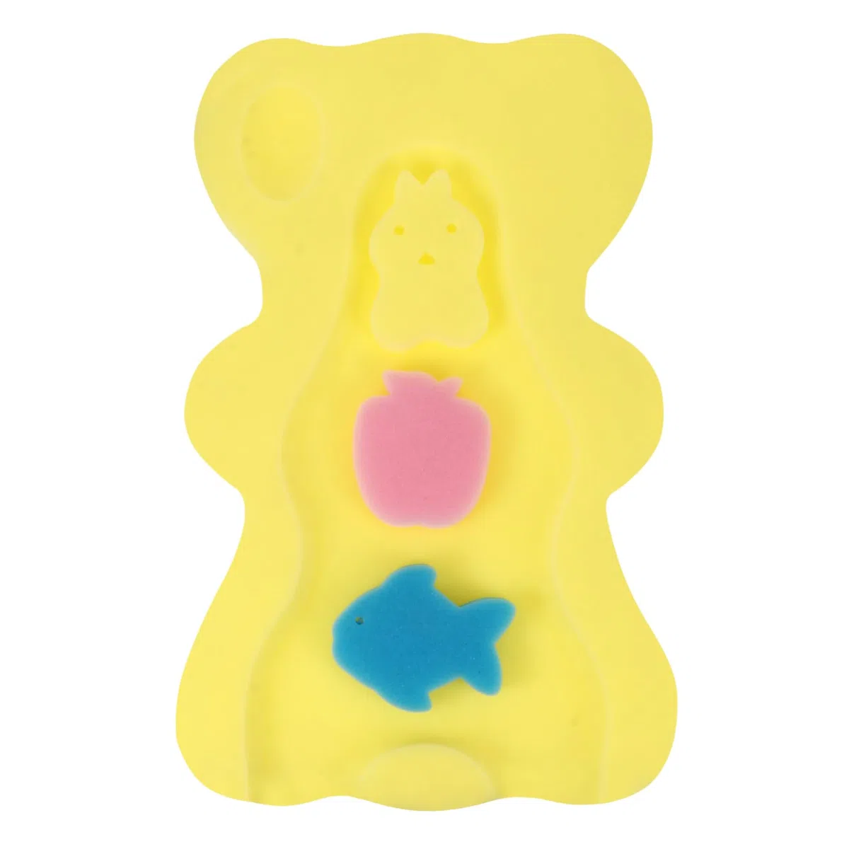 UPKOCH Almohadilla Bañera Bebe de Esponja Antideslizante Secado Rápido para Baño Infantil Forma de Oso, Adecuado Hora del Baño