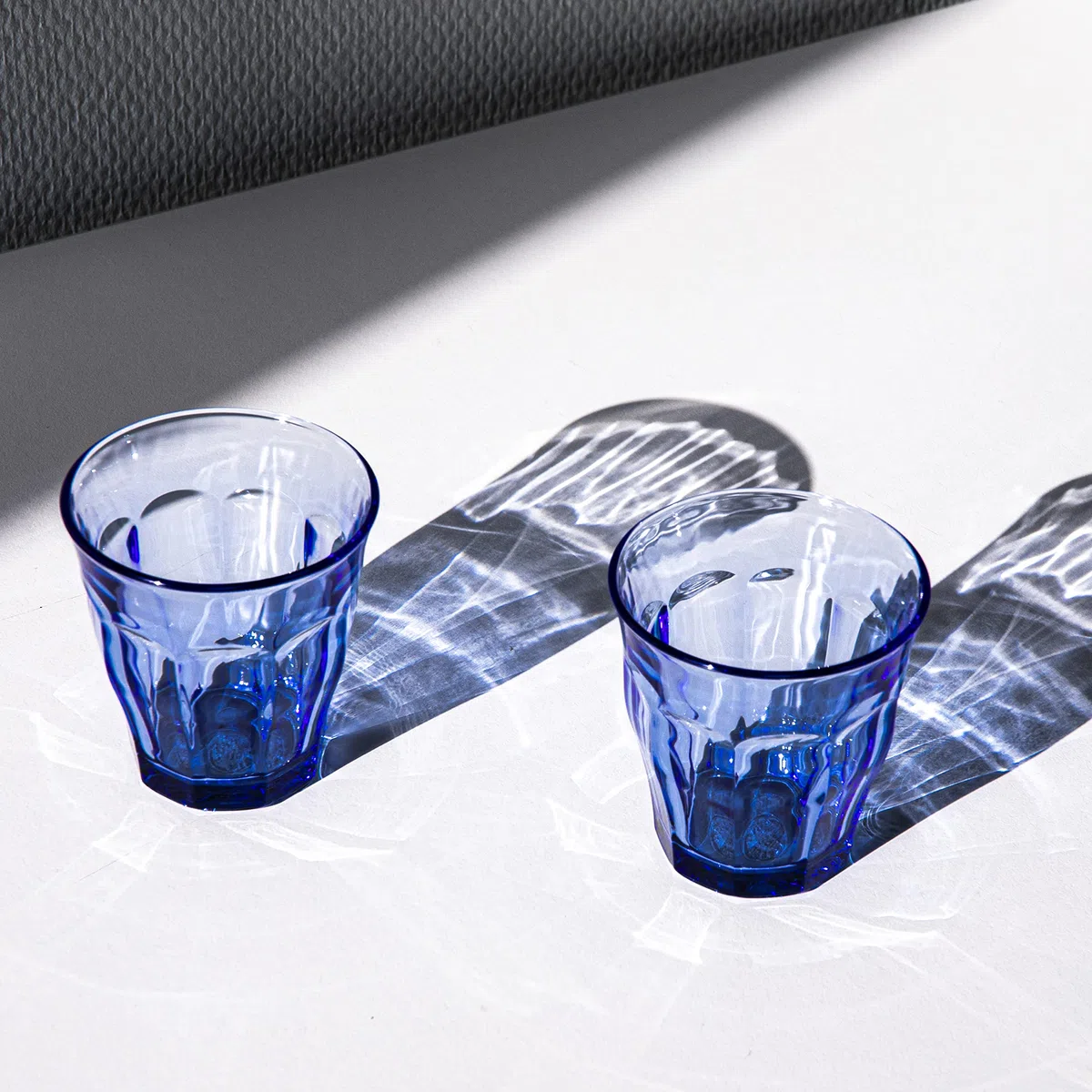 Duralex 1027BB06/6 Vasos Picardie Azul 25 cl, Pack de 6, Cristal