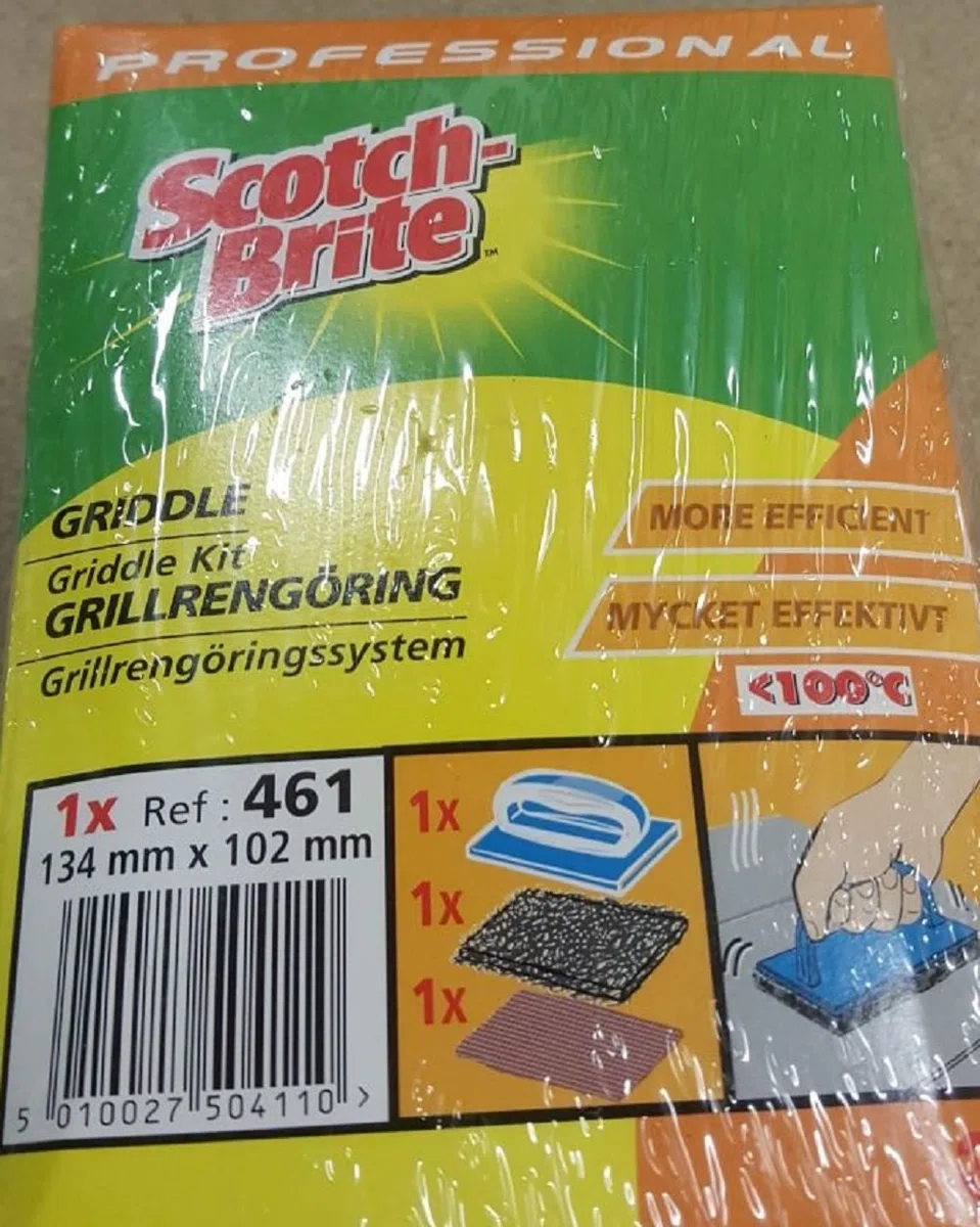 Scotch Brite Kit de Limpieza de planchas 461