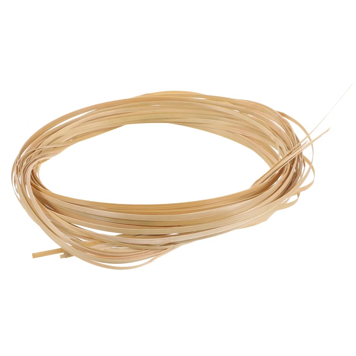 AKOOSY Tiras de Bambú para Tejer Cestas Material para Manualidades Flexibles y Cantidad Suficiente 7 Tiras por Rollo Ideales para Tejido Artesanal