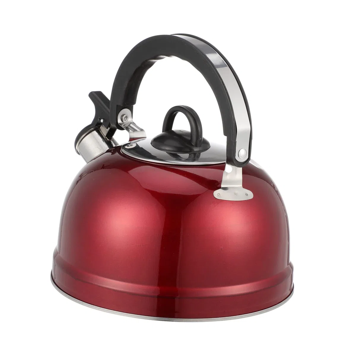PRETYZOOM Hervidor Agua Acero Inoxidable 3L Silbato Para Estufa Gas E Inducción Mango Ergonómico Té Café Vino Hogar Oficina