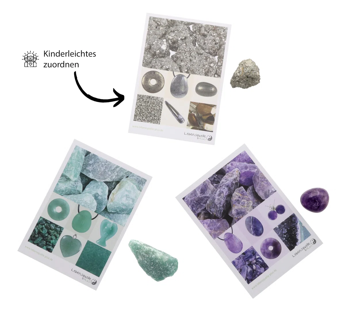 Cofre del tesoro con 18 piedras preciosas seleccionadas a mano, piedras en bruto, piedras tamboreadas + tarjetas informativas de piedras preciosas, cofre del tesoro para niños, piratas, búsqueda del