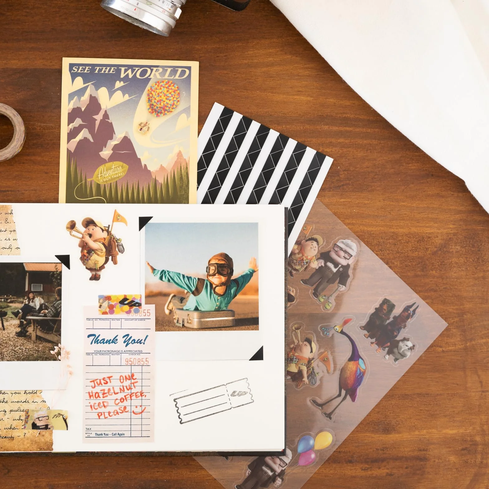 Album fotos para pegar y escribir Disney UP : Scrapbook (Photo Album) + Scrapbooking Materiales (Inluye Maletín) | Albumes para fotos : Regalo original