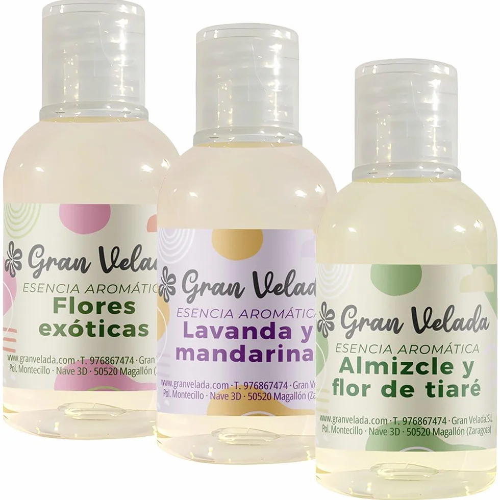 Gran Velada - Pack Ahorro Esencias Primavera 3 x 50 ml | Fragancia Verde y Ligera | Uso en Aromaterapia y Cosmética | Notas de Campo