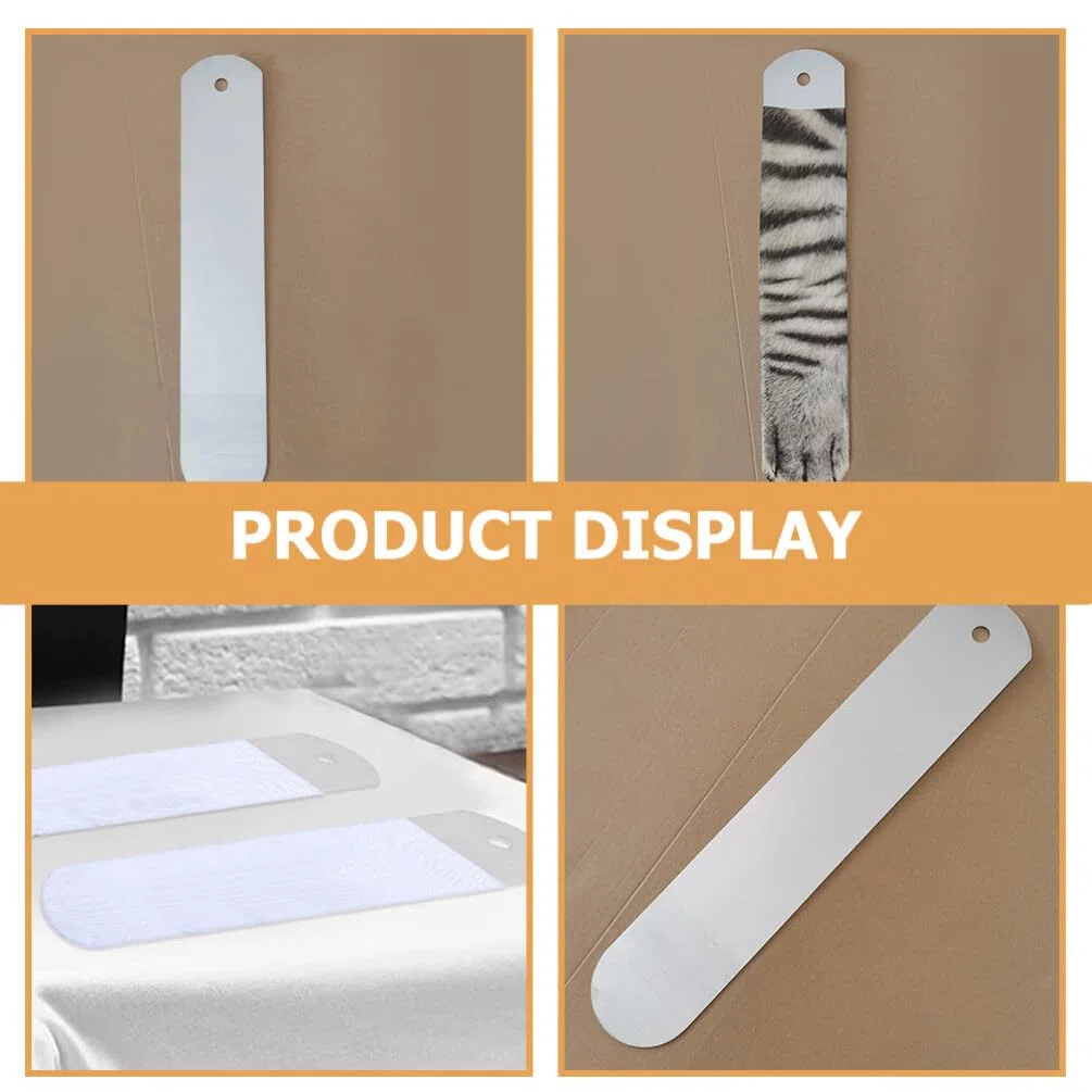 Soportes De Pantalla De Calcetines 2 Piezas Insertos De Calcetín Para Organizador De Calcetines En Cajones Forma Recta Fácil De Usar Y Colgar 17.71X3.34X0.03In