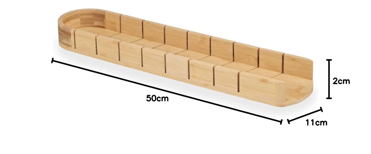 Tabla bambu corta pan 50 cm colección KINVARA