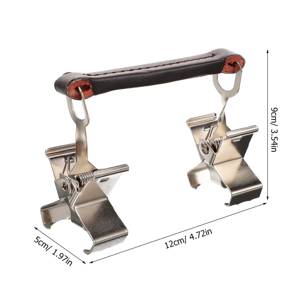 NUOBESTY 2piezas Portador De Lienzo Húmedo De Metal Clips Para Pintura Soporte Para Artistas Herramienta De Transporte Ergonómica Para Lienzos De Óleo