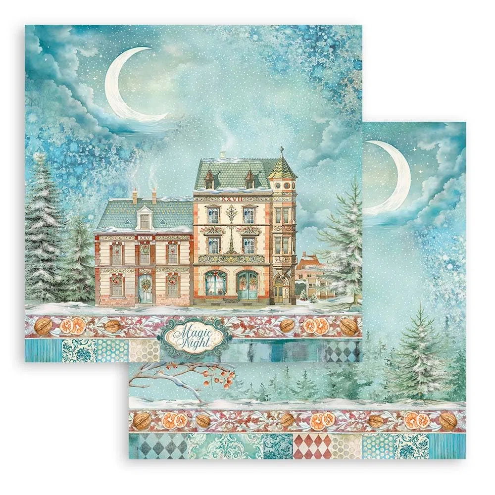 Stamperia - Scrapbook Paper Pad for Scrapbooks, Albums, Card Making, Bullet Journals, and More, Acid Free, Double-Sided, Perfect for Hobbies, Crafts and Gifting (The Nutcracker) (30,5 x 30,5 cm)