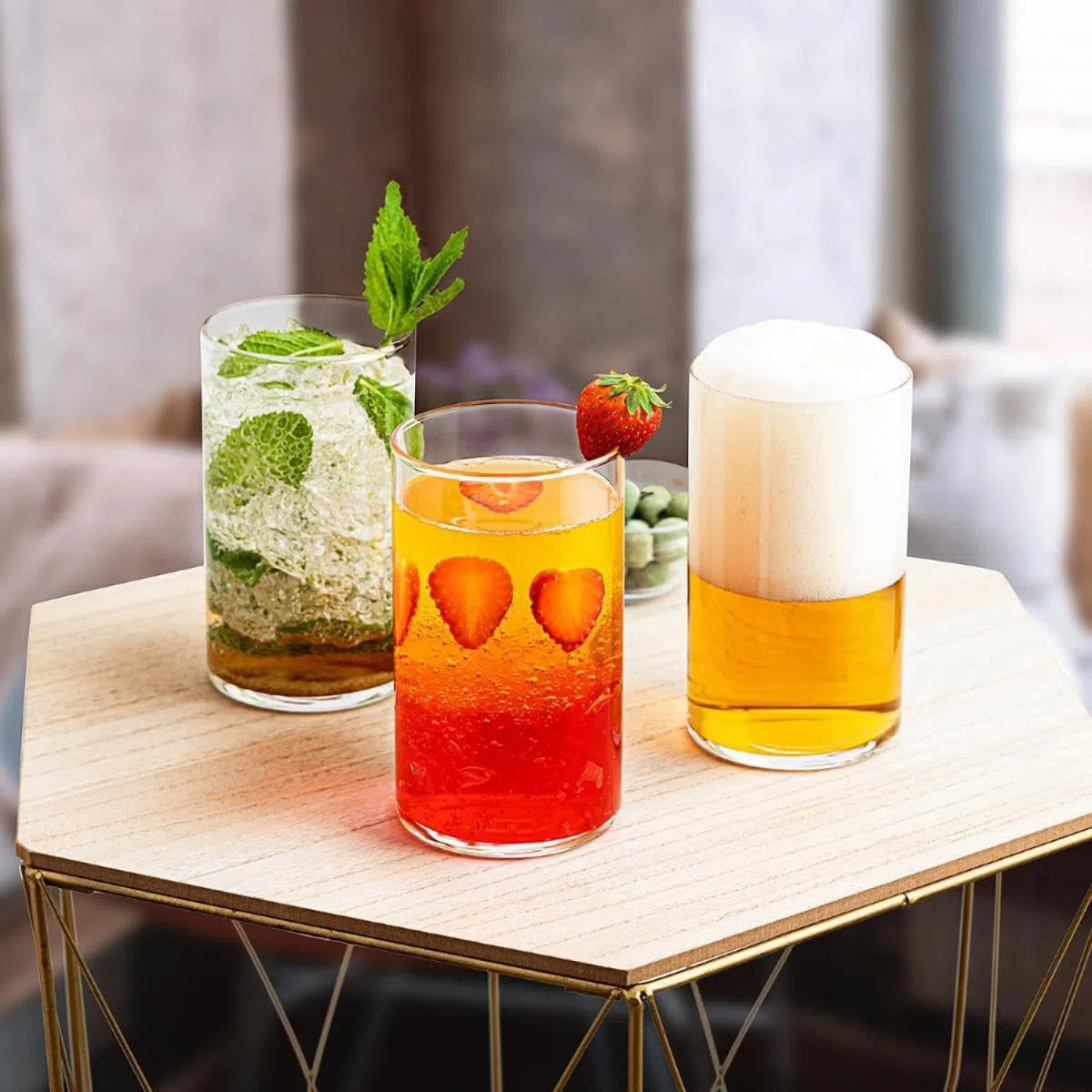 Luminarc Ruta 6 Vaso Alto Vidrio 62cl Sodo Apto Microondas Apto Frigorífico Ecológico