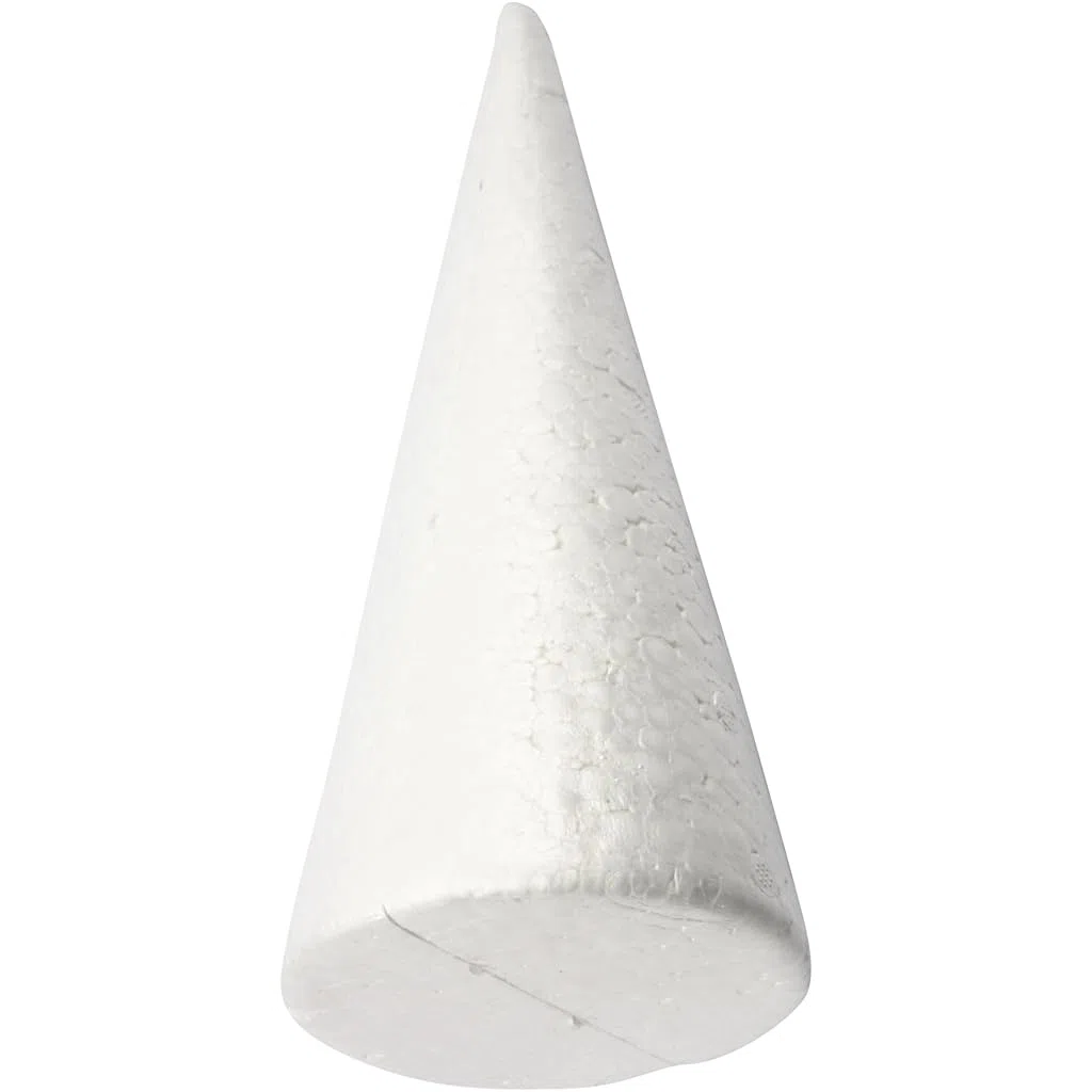 Cono, altura: 35 cm, diámetro: 16 cm, 1 unidad.