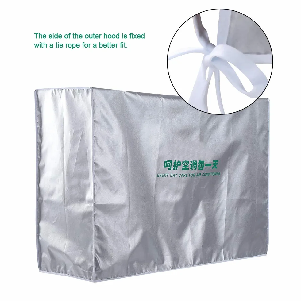Funda para Aire Acondicionado, Cubierta Exterior Protectora Antirresbaladiza Impermeable del Aire Acondicionado para el Hogar,Protectora para Aire Acondici(80*26*57)