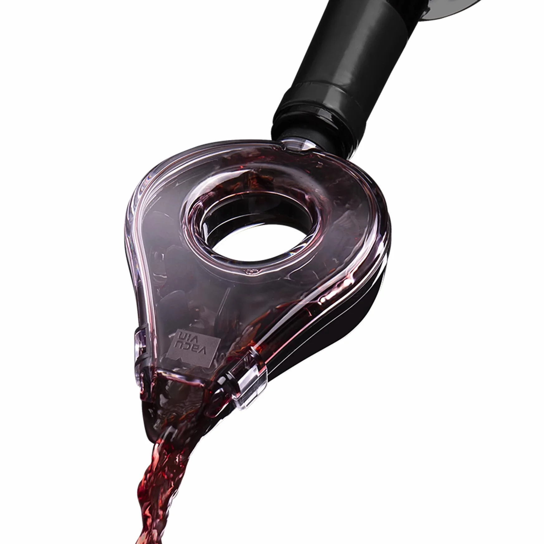 Vacu Vin 1854660 - Aireador de Vino, Color Negro