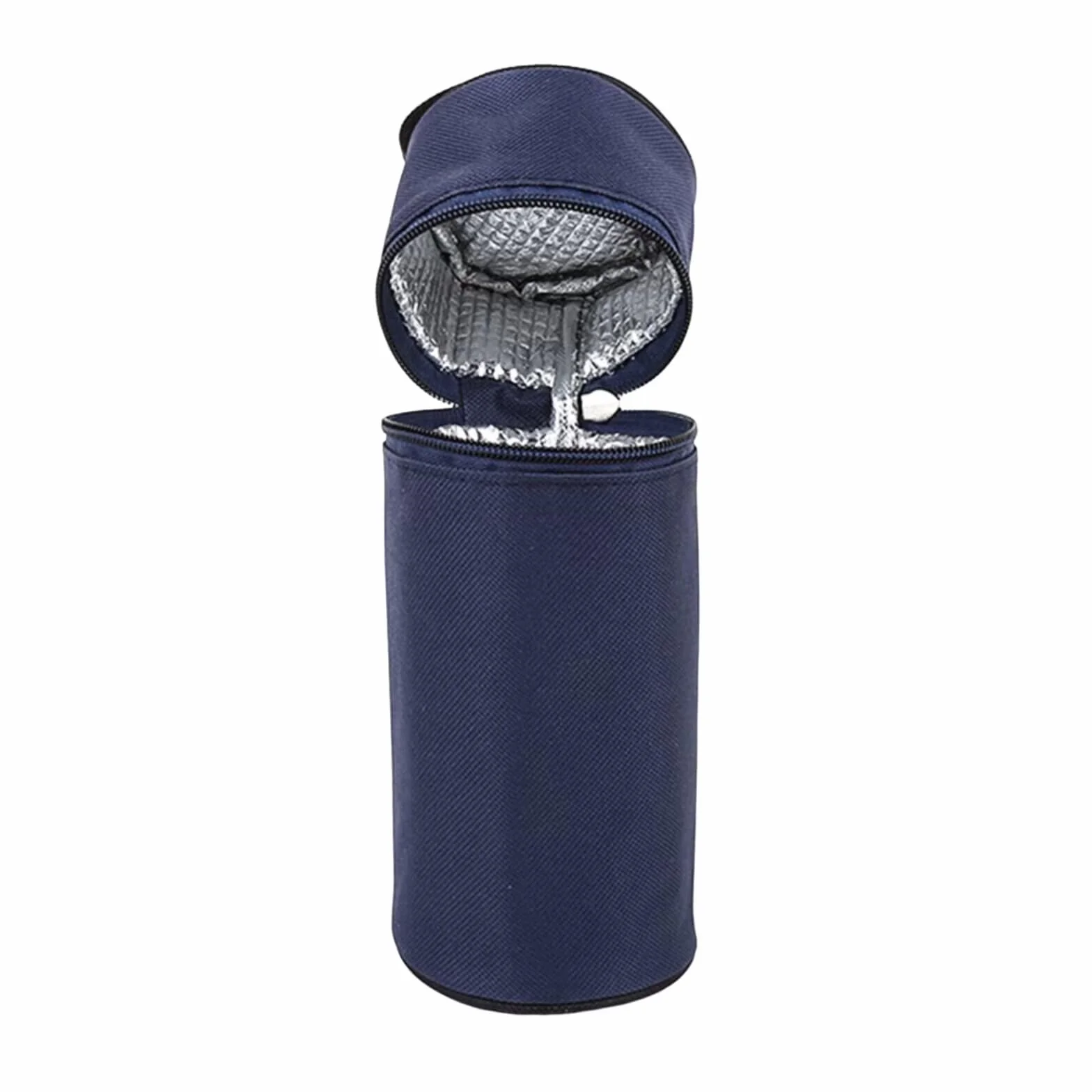 Bolsa Térmica para Botellas de Agua BolsaIsotérmica Portátil, Camping Botellas Enfriador, Portabotellas Termo, Picnic Bolsa Térmica, para Camping y Picnic, Azul Marino, 1 Unidad