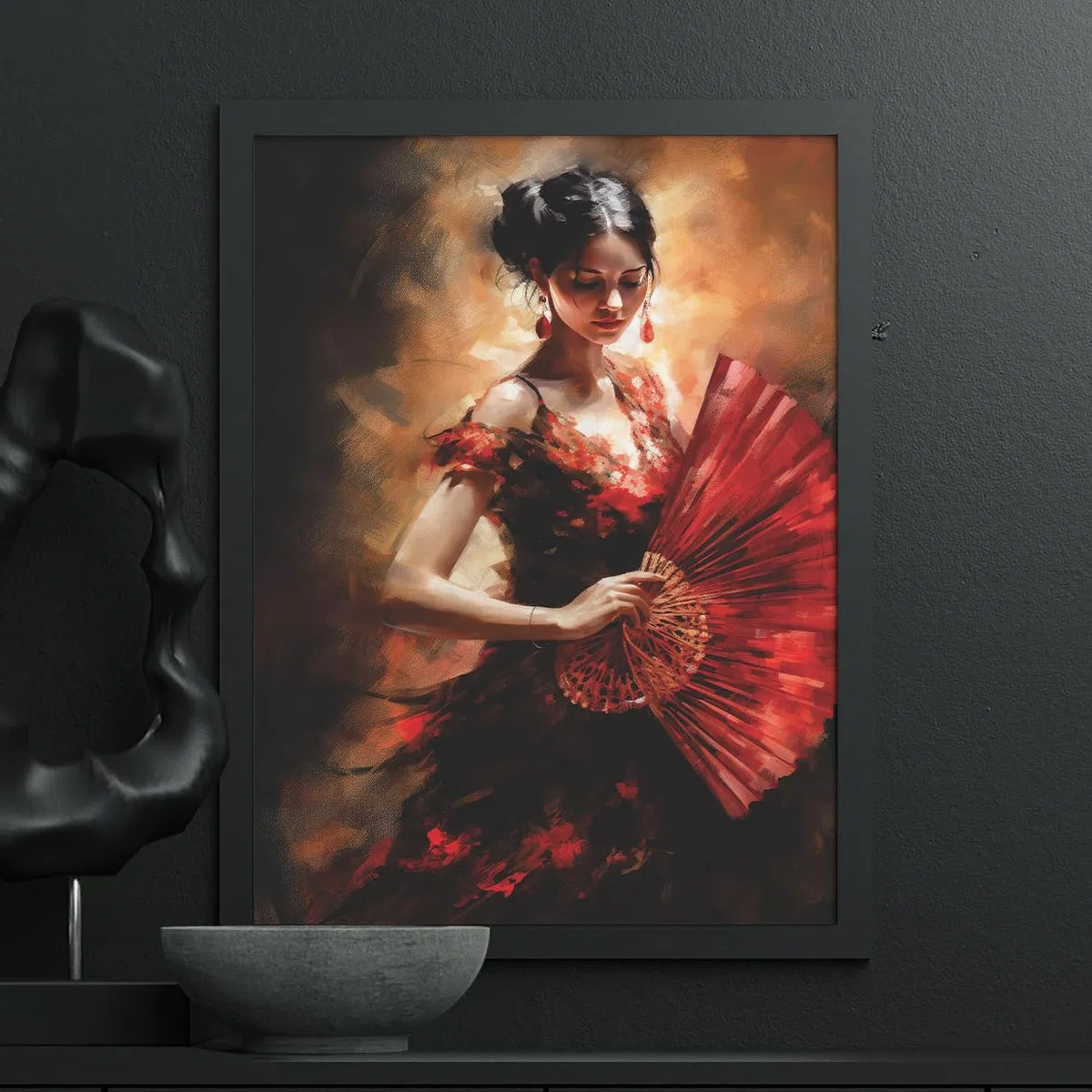 Papel de arroz Bailaora Flamenca, 29 x 40cm (1pc) - para Muebles Póster Decoupage by CRAFT KREATIVELY