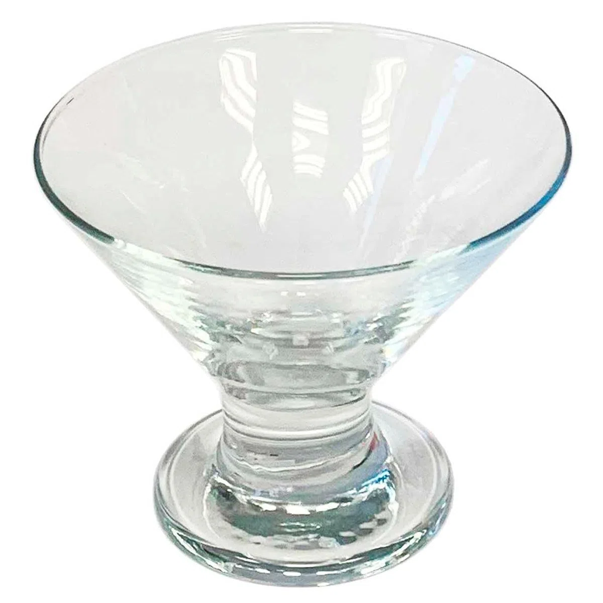 Acan Tradineur - Pack de 6 copas de helado de 165 ml y de 10,5 de diámetro y 8,5 cm de alto. Set de 6 vasos para postres con estilo elegante. Juego de 6 recipientes para servir sobremesas.