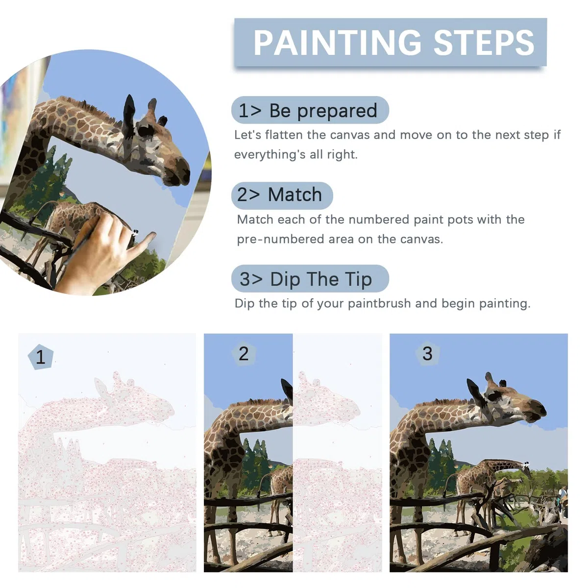 LINEPARK Pintura por NúMeros Adultos Personalizada con Foto para Kits Personalizados para Pintar por NúMeros para Adultos (Sin Marco, 30x40cm)