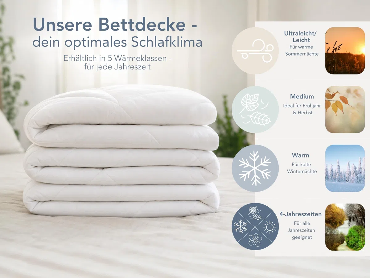 XDREAM Pure manta de verano ultraligera 135x200 cm | manta muy fina y ultraligera | lavable a 60 grados | apta para alérgicos | 100% microfibra | Öko-TEX® | 135 x 200 cm