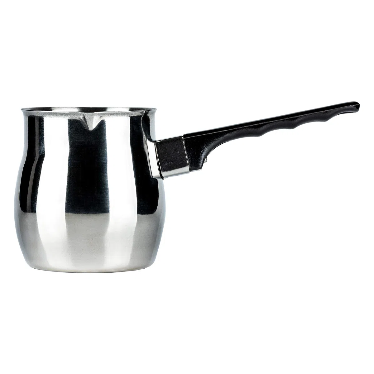 Café Olé Cafetera turca de acero inoxidable, 1,7 kg, color plateado 680ml, 24oz