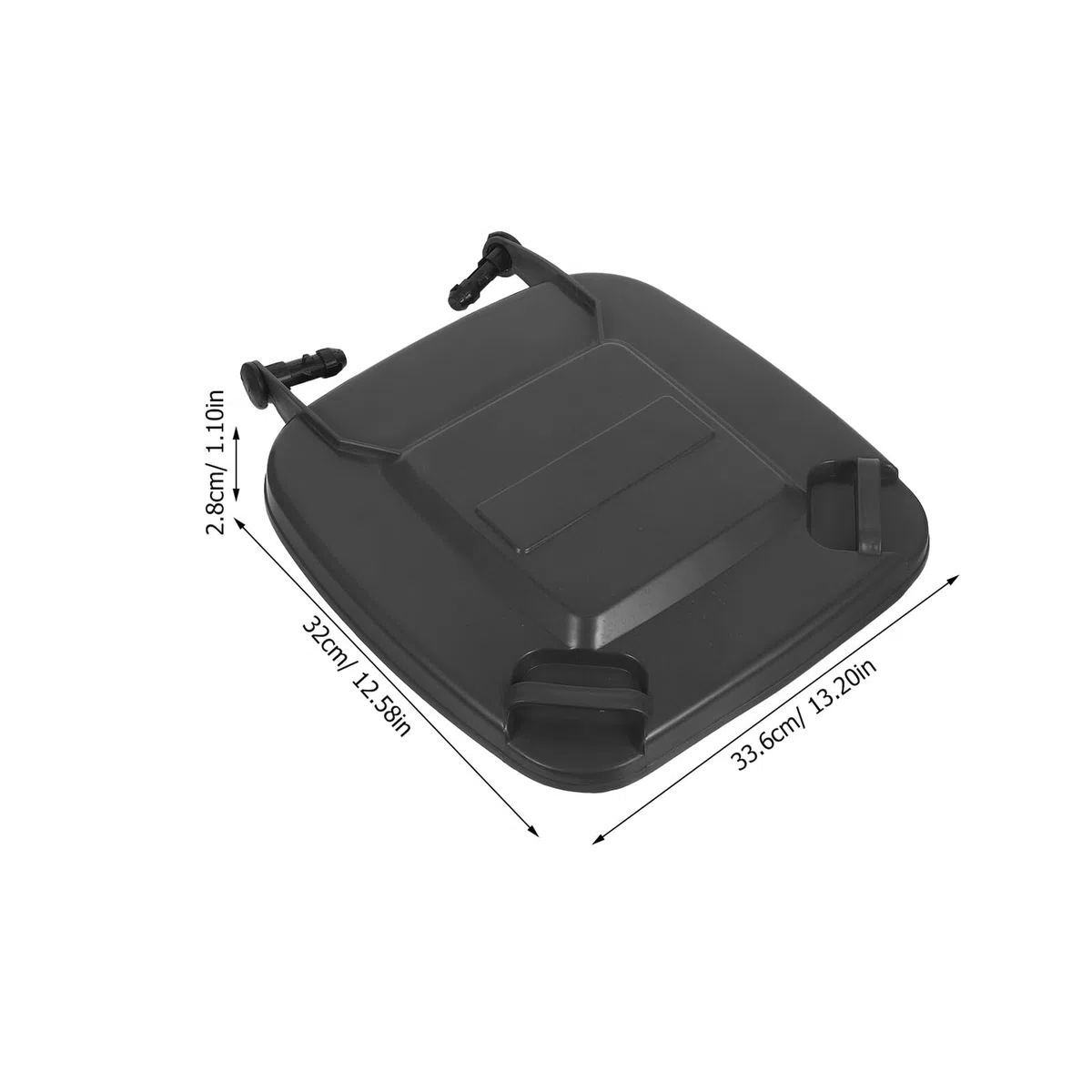VALICLUD Tapa de Basura de Plástico Ligera y Fácil de Instalar para Cubo de Basura de 30 L, Adecuado para Cocina y Jardín, Resistente y Funcional para Gestión de Residuos
