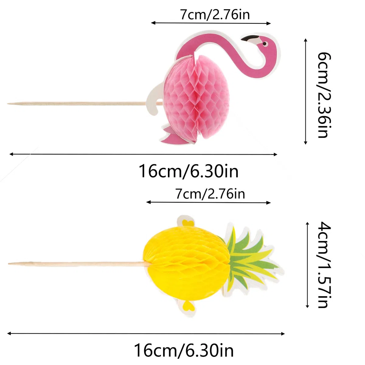100 Cake Topper Flamenco Una Vez Cake Topper Brochetas de Bambú para Cócteles Pinchos de Madera para Decoración de Fiestas para Tartas Decoración Cupcakes Cócteles Fruta Decoración Banquete de Boda