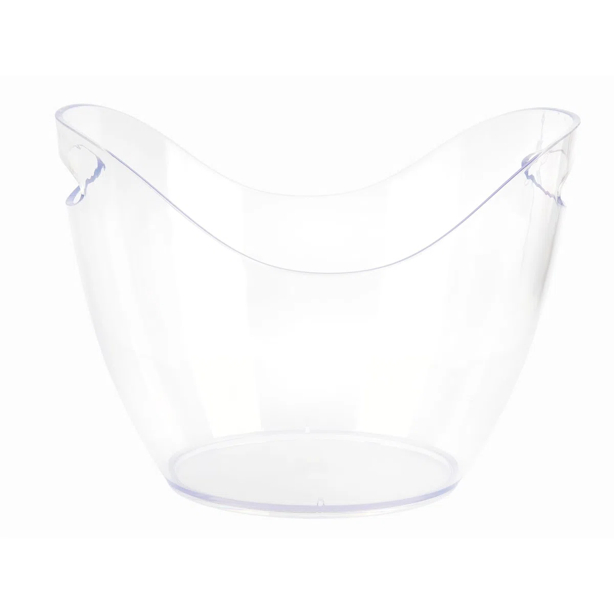 Cofan Cubitera Transparente de 8 litros | Poliestireno Resistente | para Enfriar Bebidas | Ideal para Eventos, el hogar y hostelería