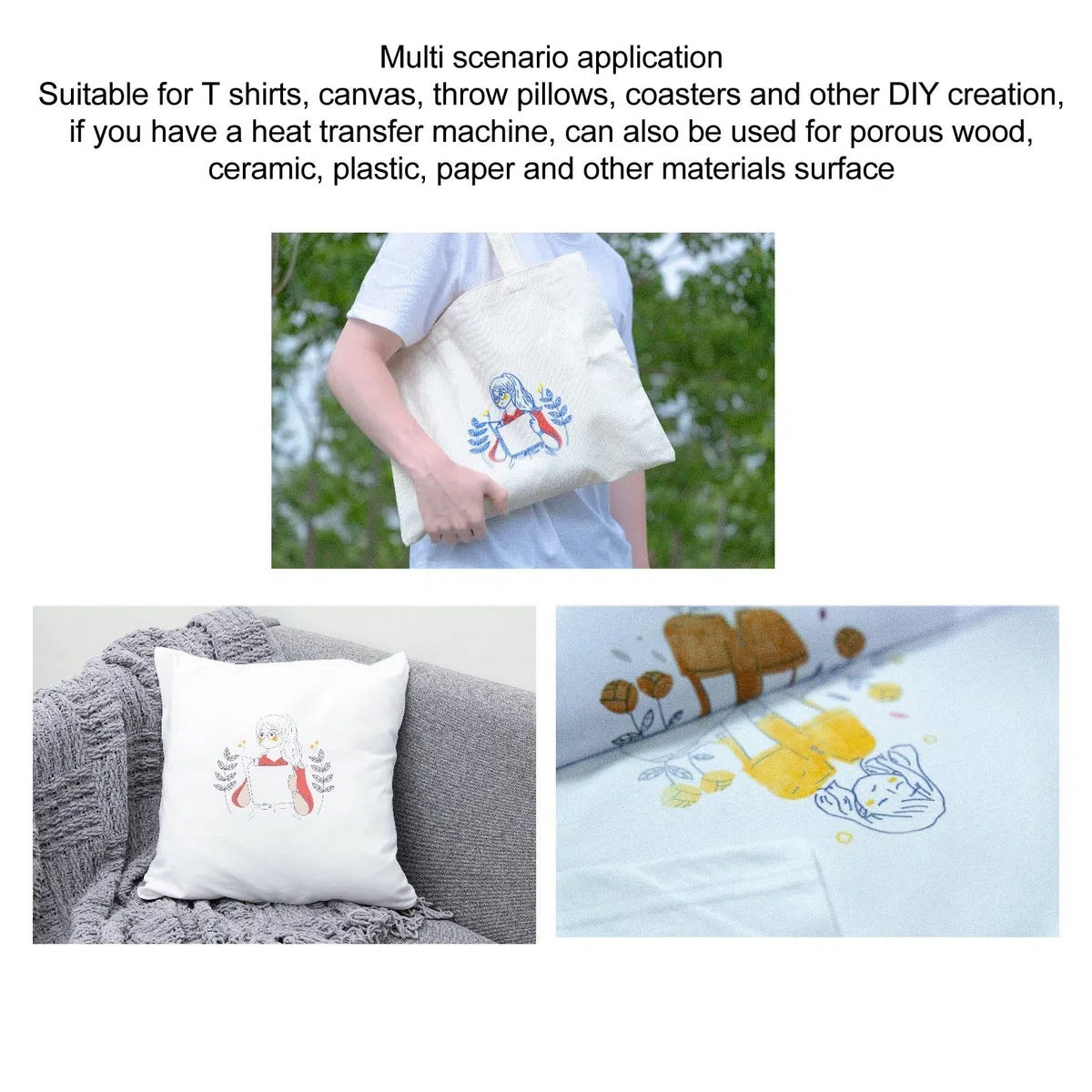 Bolígrafos de transferencia para planchar, 12 unidades, bolígrafo de transferencia para planchar, punta fina, marcador de calor para bordado, para tela DIY, camisetas, almohadas,
