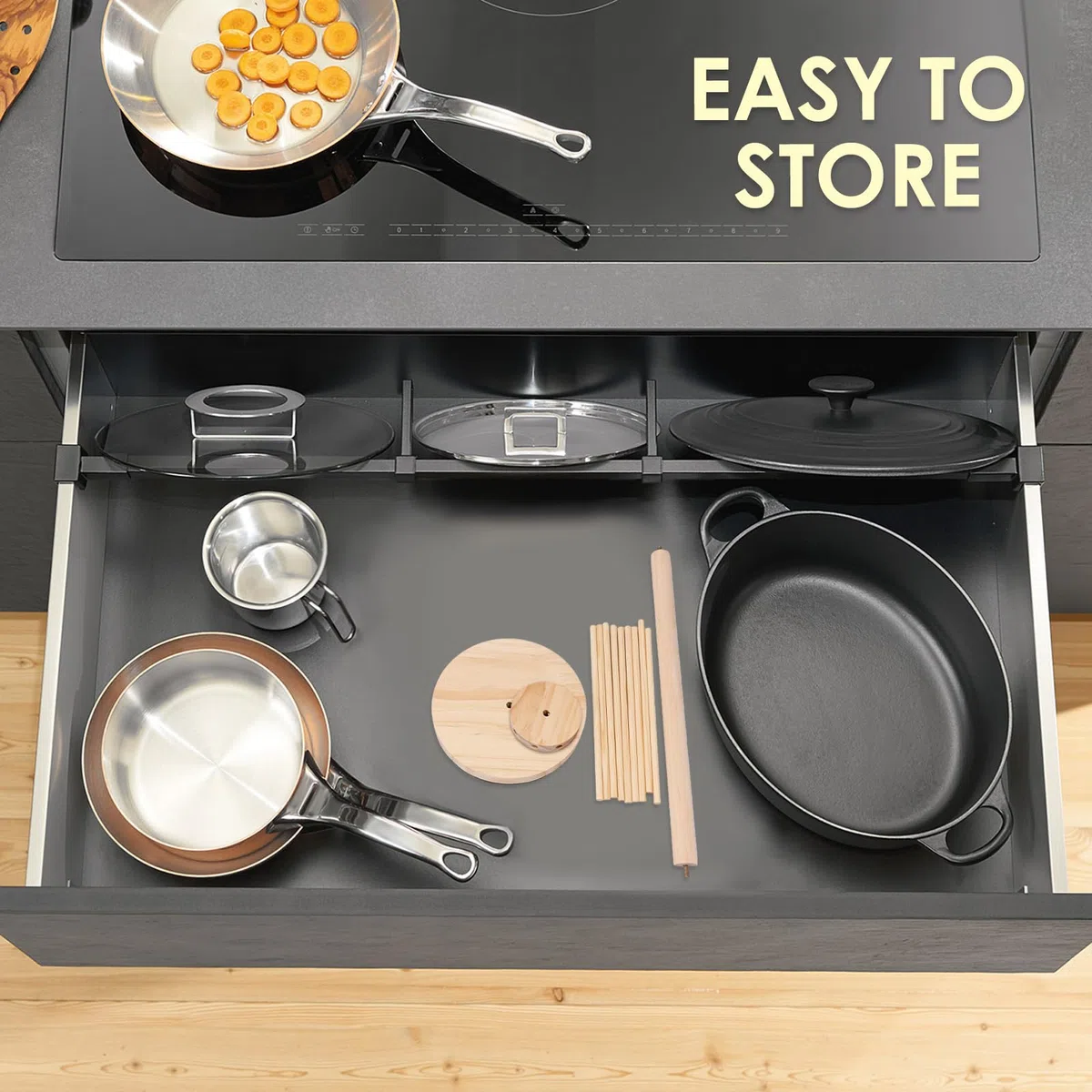 Secador de pasta con base giratoria, soporte para pasta de madera, con 9 brazos extraíbles, gran capacidad, para secar pasta de 4,5 kg