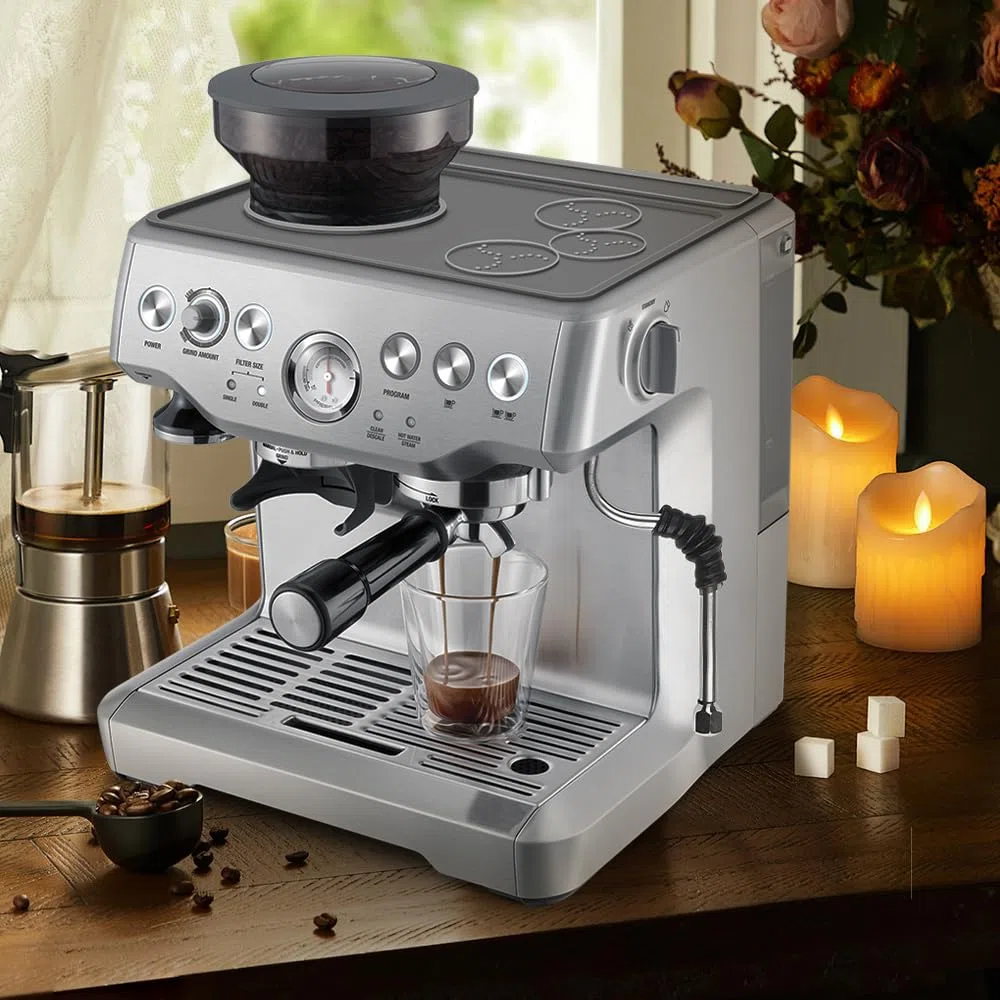 Varita de Vapor para Cafetera, Tubo de Vapor de Repuesto para Máquinas de Espresso DeLonghi EC680, EC685, EC780, EC785, Tubo de Acero Inoxidable con Codo Resistente Al Calor Boquilla Doble