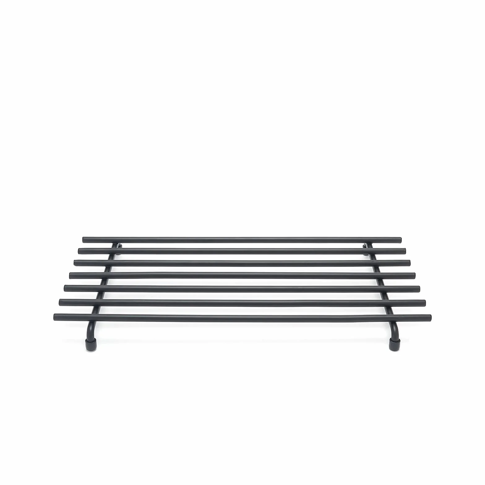 simplywire – Soporte de Rejilla Metálica – Resistente al Calor – Protector de encimera de Cocina – Grande - Acero Recubierto de Polvo Negro