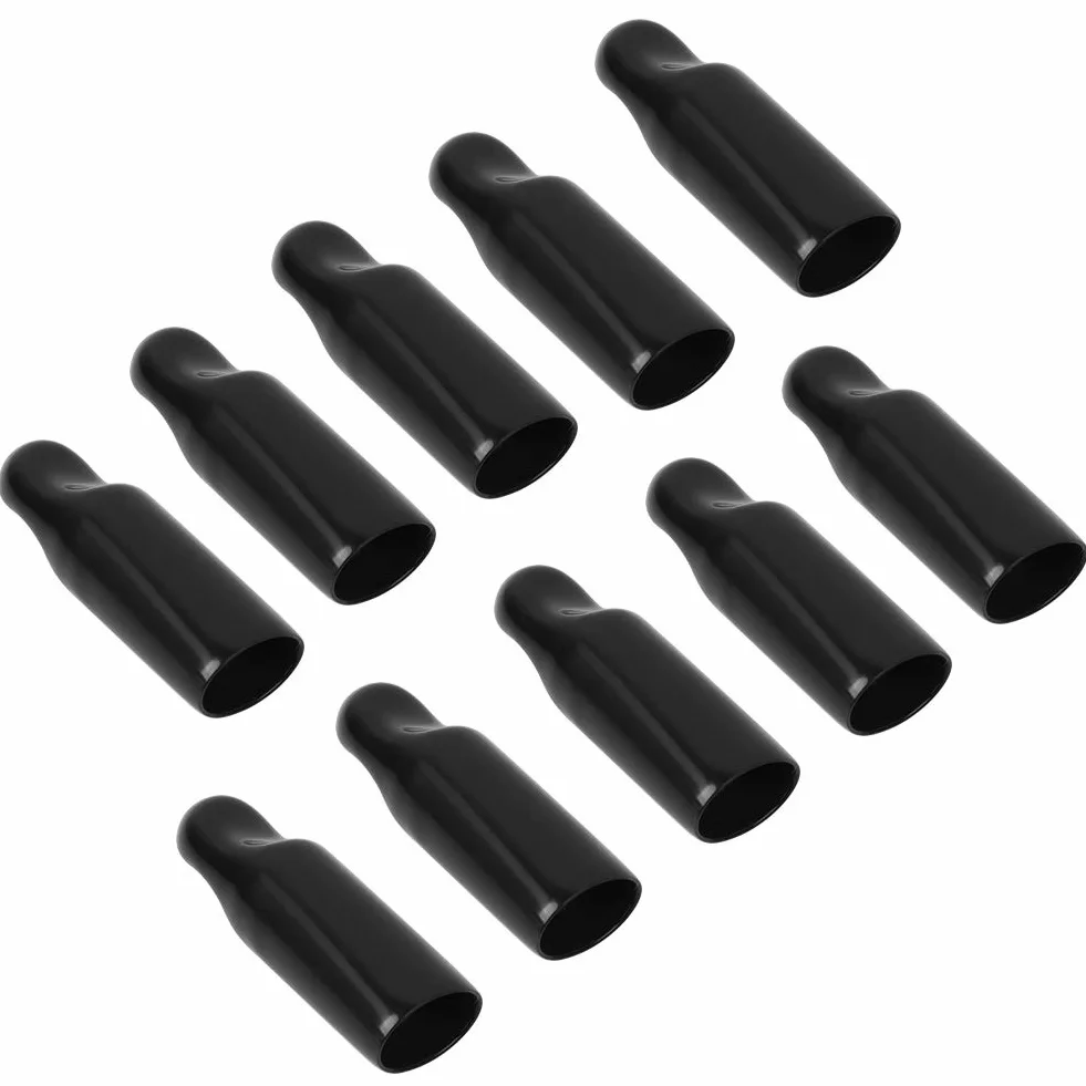 Tapón de Grifo de Cerveza, Grifo de Cerveza Negro para el Hogar, Grifo de Tiro de Goma, Tapa Protectora, Tapa de Enchufe, Accesorio de Producción de Cerveza (10Pcs)