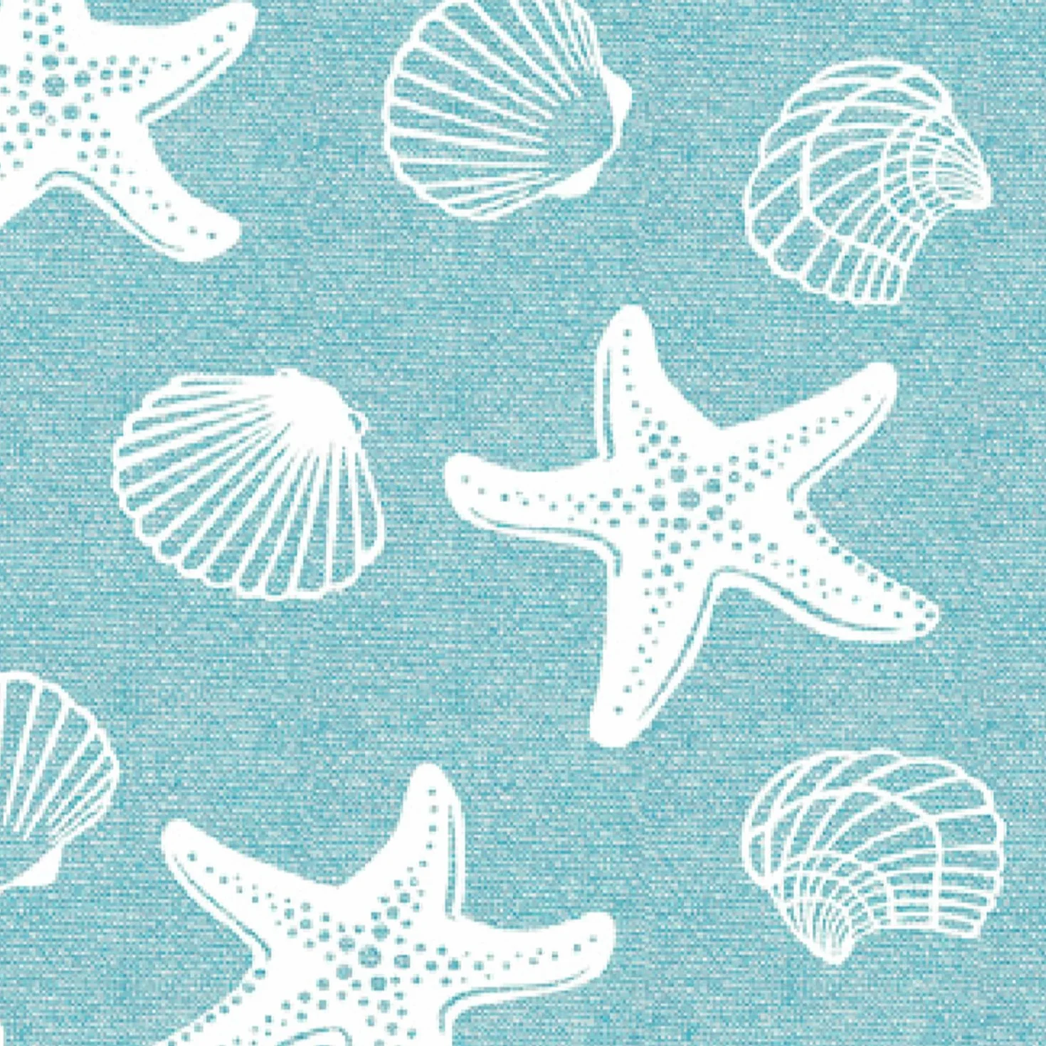 Delindo Lifestyle Toalla de playa Miami, diseño de estrellas de mar y conchas, 100% algodón, 100 x 180 cm, OEKOTEX-100, verde menta