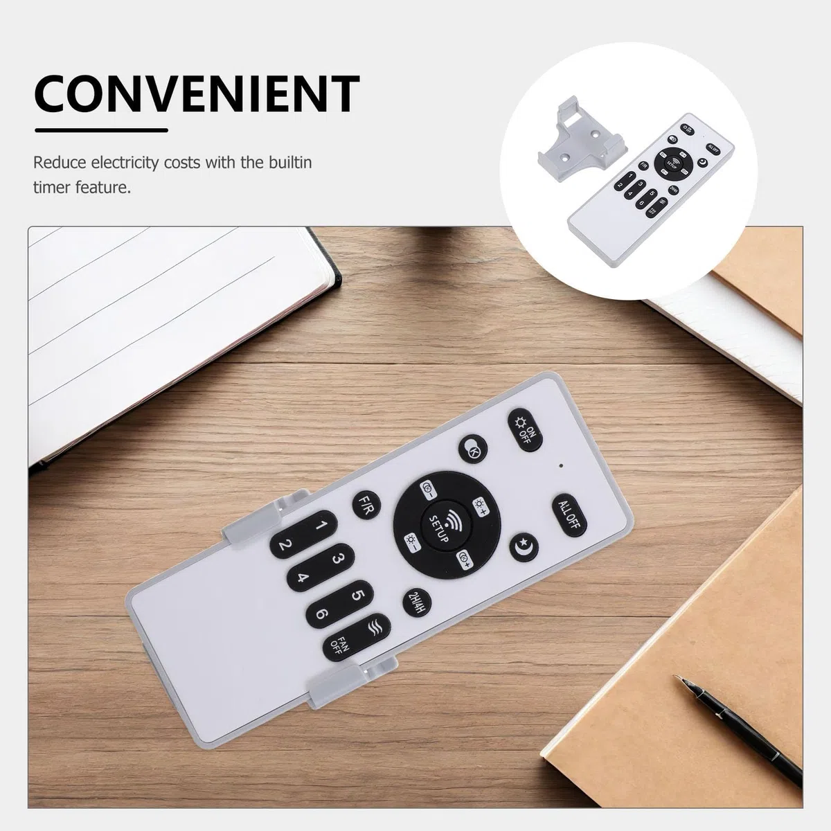 BETOOKY Transmisor Remoto para Ventilador de Techo Control Remoto Lámpara del Ventilador, Fácil Instalación y Compatibilidad para Celebracion Verano en Dormitorios y Oficinas
