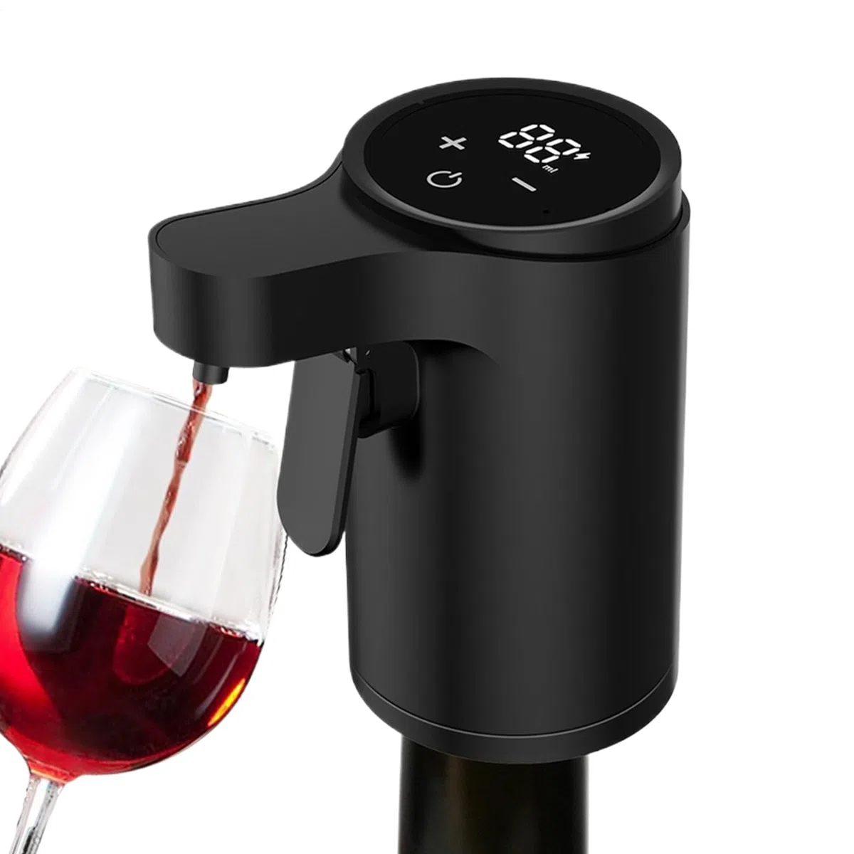 Vertedor Aireador De Vino Eléctrico | Dispensador De Vino Eléctrico | Cuatro Modos Preestablecidos, Diseño De Pantalla LED Táctil, Adecuado Para Reuniones Familiares, Cenas, Viajes Y Otros, Regalo