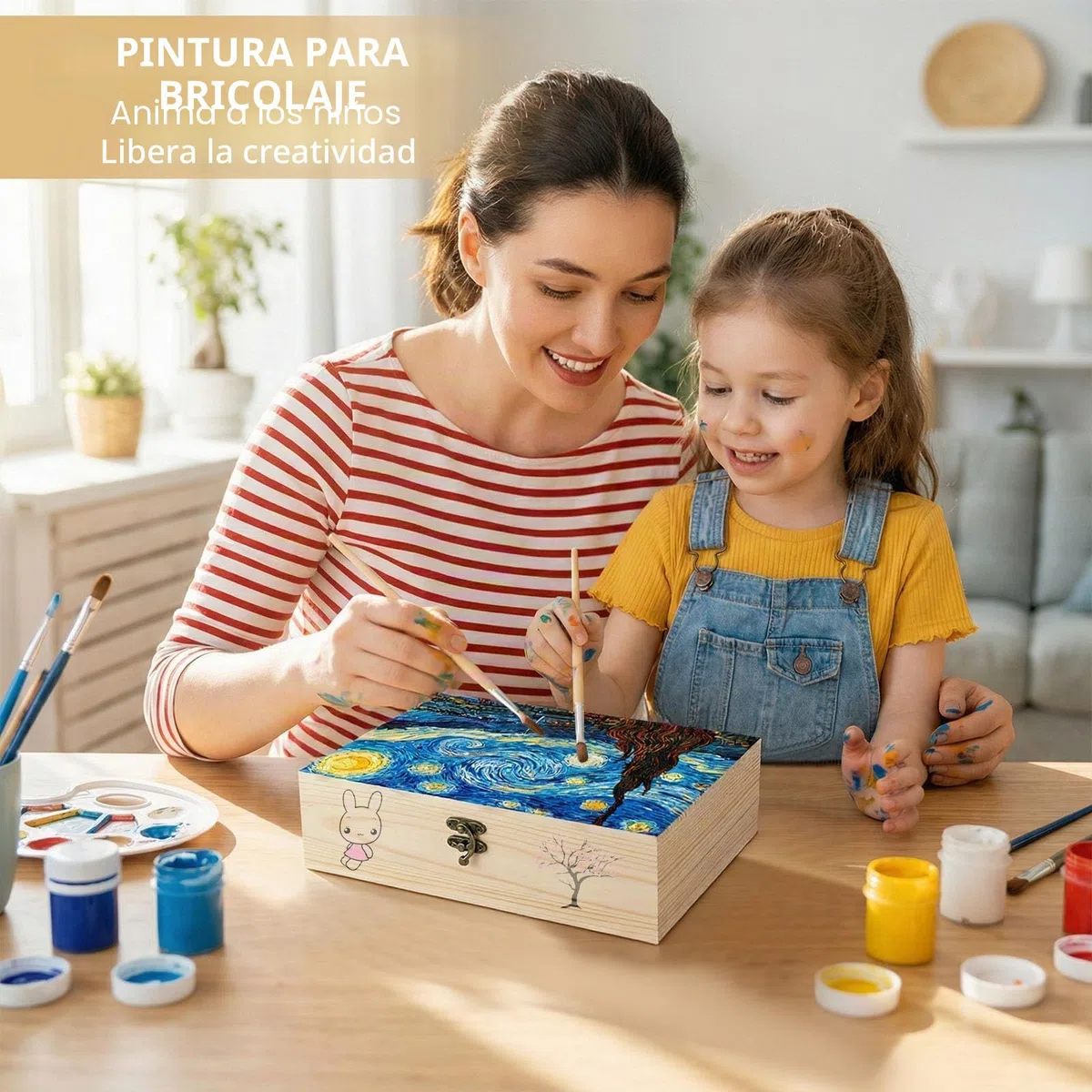 2 pcs Caja de madera con tapa 25 x 15 x 8 cm Caja de madera pequeña, cajas de recuerdos para bricolaje, decoración y almacenamiento